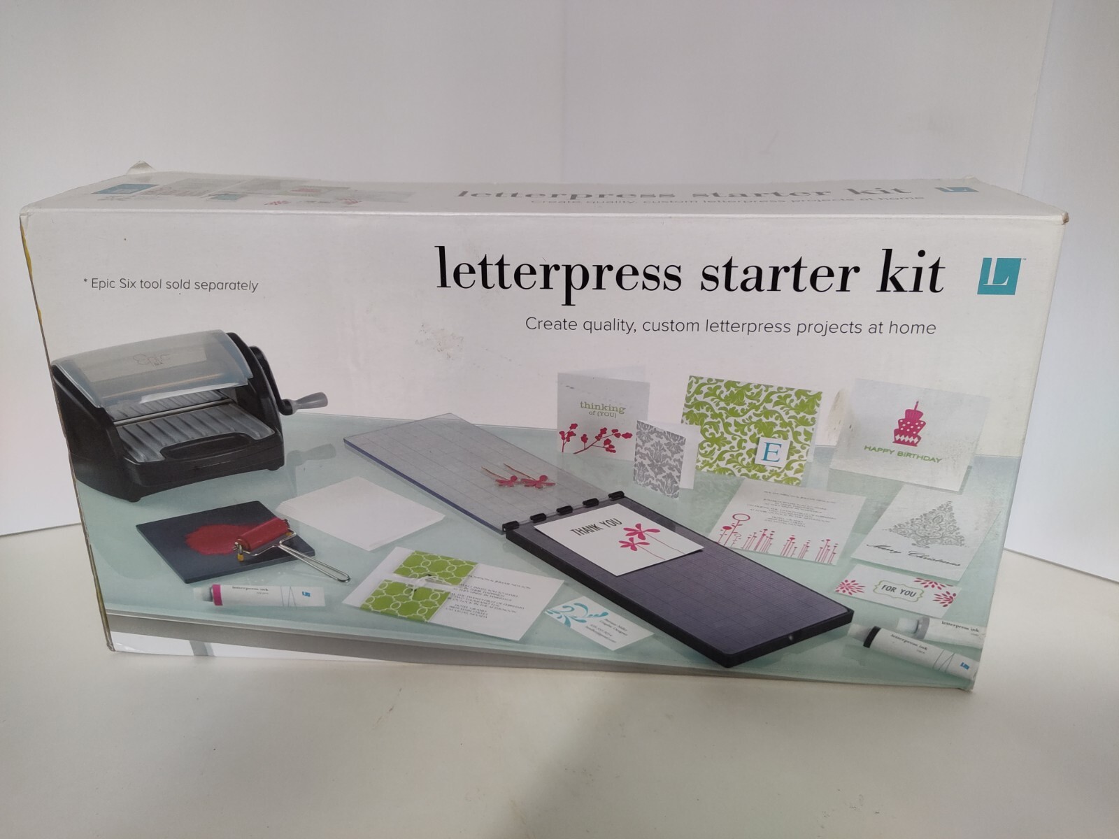 QuicKutz Lifestyle Crafts Letterpress Starter Kit eBay