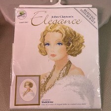 John Clayton's Elegance Lady MADELEINE Counted Cross Stitch Pattern NEW