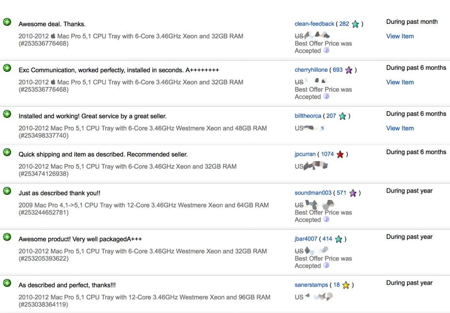 2010-2012 Mac Pro 5,1 CPU Tray - 12-Core 3.46GHz - 128GB RAM - Image 4 of 4