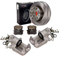 2X Maxgear Bremsscheiben 253Mm Bremssattel BeläGe Hinten FüR A3 8P Leon Golf 5 6