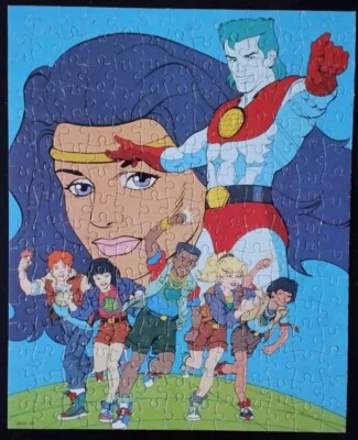 MB Puzzle Captain Planet 200 Teile 1991