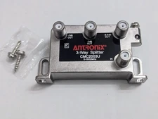Antronix 3-Way Coaxial Cable Splitter CMC2003U