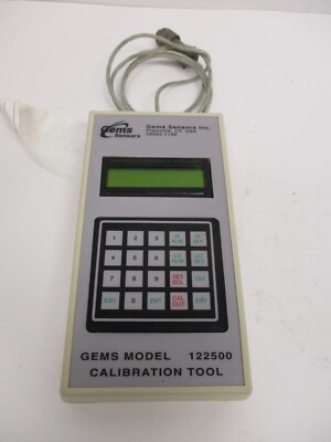 IMO IND. GEMS SENSORS HAND HELD CALIBRATION TOOL MODEL 122500-0107 S/N 1345191 