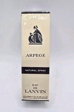 Vintage Eau de Lanvin Arpege Parfum Perfumes 2 1/2 Fl Oz. Natural Spray