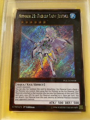 遊戯王 ep2015 Number 21: Frozen Lady Justice PGL2-EN018 Premium Gold: Return of