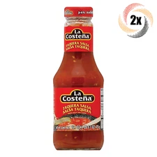 2x Bottles La Costena Taquera Salsa Hot Picante | 16.7oz | Fast Shipping!