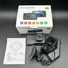 Dashcam For Car Vehicle BlackBOX DVR Full HD 1080 Dash Camera 3.0" Display LCD