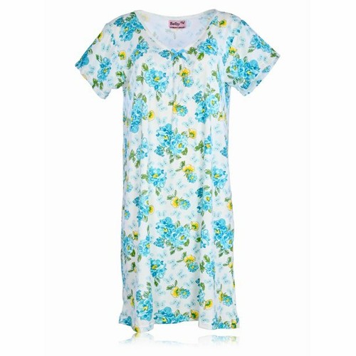 JEFFRICO Nightgowns For Women Short Sleeve Soft Sleepwear Comfy Nightshirts 808 - Bild 34 von 36