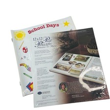 Creative Memories 12x12 Scrapbook School Days Refill Pages  Page Protectors NEW