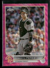 2022 Topps Chrome Update #USC58 Roberto Perez Pink Wave Refractor