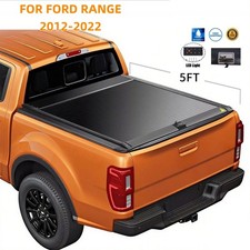 5ft Retractable Truck Tonneau Hard Bed Cover For 2019-2023 Ford Ranger New 5ft Retractable Truck Tonneau Hard Bed Cover For 2019-2023 Ford Ranger New