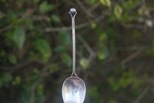 Vintage 1963 Sterling Silver Spoon Ornate Teaspoon Maybe Golf Ball 11g Solid
