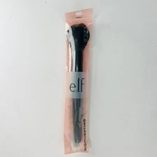 Elf Highlighting MakeUp Brush Black Precision Cheekbones Brow Sealed New