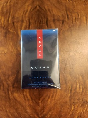 PRADA Luna Rossa Ocean Men`s Eau de Toilette Spray - 3.3 oz
