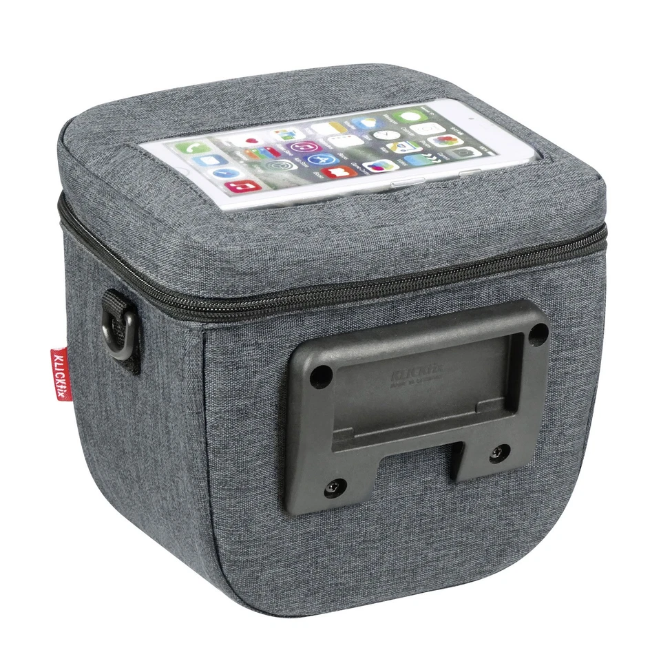 KLICKfix Lenkertasche Aventour Compact City grau Volumen: 3 Liter - Bild 3 von 4