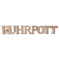 Schriftzug Aufsteller Ruhrpott Holz 40Cm Ruhrgebiet Revier Buchsaben Wort Deko