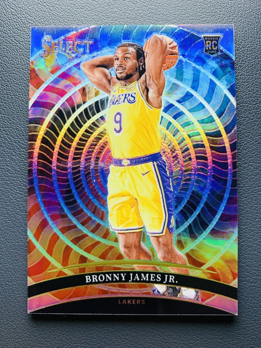 2024-25 Panini Select Bronny James Jr #21 RC Rookie Color Wheel Case Hit SSP