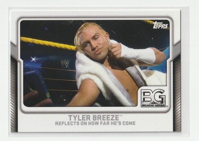 2016 Topps WWE Then Now Forever #3 Tyler Breeze BG Insert Card
