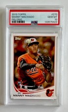 Topps 2013 Manny Machado #270 Orioles Rookie Base PSA 10 Baseball