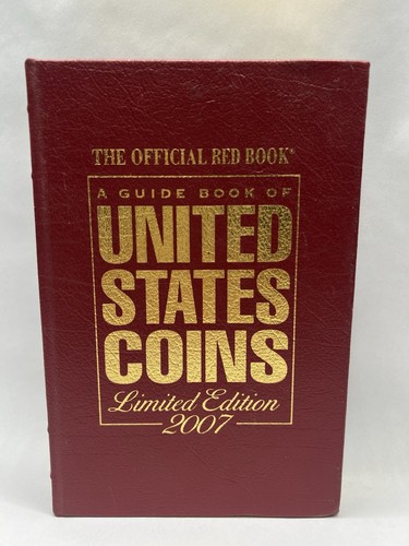 2007 Limited Edition Leather Red Book Coins Signed by Ken Bressett