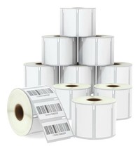Betckey Premium Labels DYMO 30334 1.25" x 2.25" - White 10,000 Labels - NEW