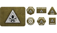 Flames of War Panzerdivision Muncheberg Tokens and Objectives FOW GSO921
