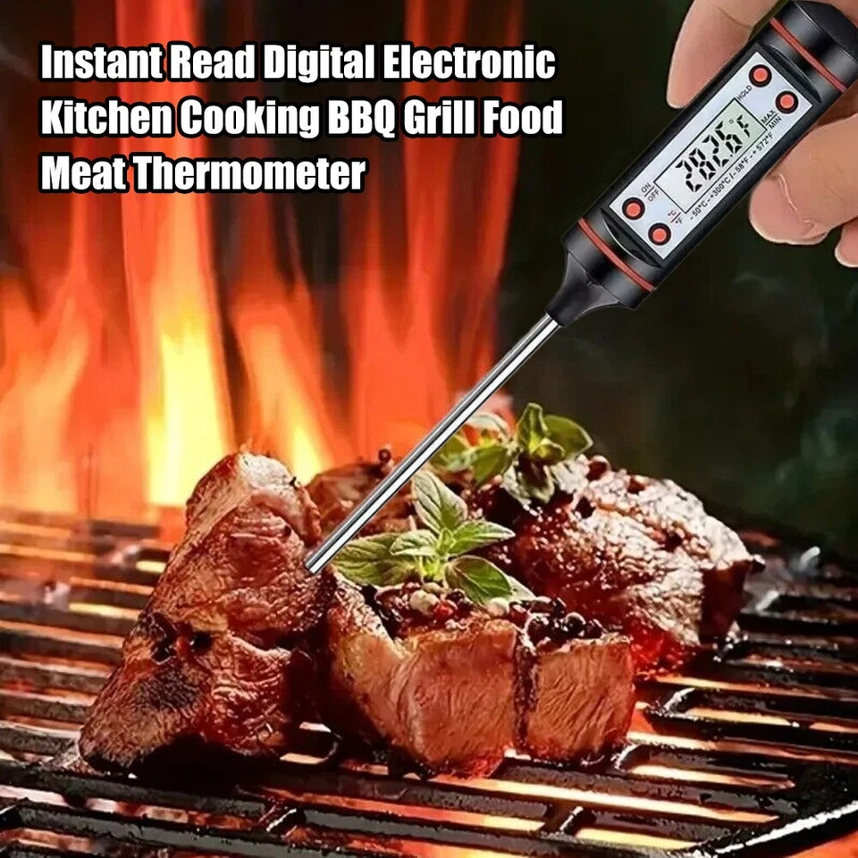 Fleisch Grill Digital Thermometer BBQ Ofen Fleischthermometer Grillthermometer - Bild 4 von 4