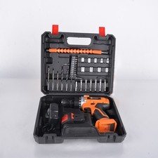 21V Cordless Drill Combi Driver High Power Electric Screwdriver with 2 Batteries