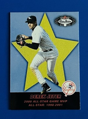 2002 Fleer Box Score Derek Jeter Yankees All-Star Sparkle SP Card #232; #d /2950