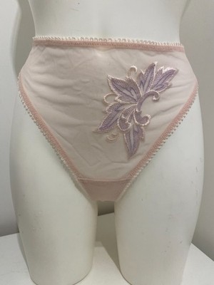 Rigby & Peller Rosewater Pink Thong String Panty Panties Knickers Sheer See thro