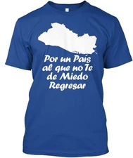 Arriba El Salvador T-Shirt Made in the USA Size S to 5XL