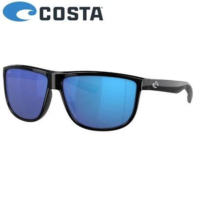 Lunettes de soleil polarisées COSTA RINCONDO monture noire brillante/verres m... - Photo 1/4