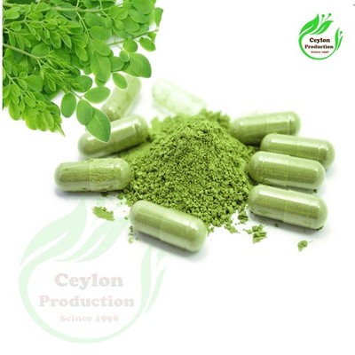 Organic Moringa Capsules 600mg Natural Herbal Leaf Supplement Veg Capsules