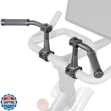 CyclingDeal Swept-Back Handlebar Extenders for Indoor Cycling with Grips