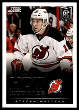 2013-14 Score Stefan Matteau Rookie New Jersey Devils #640