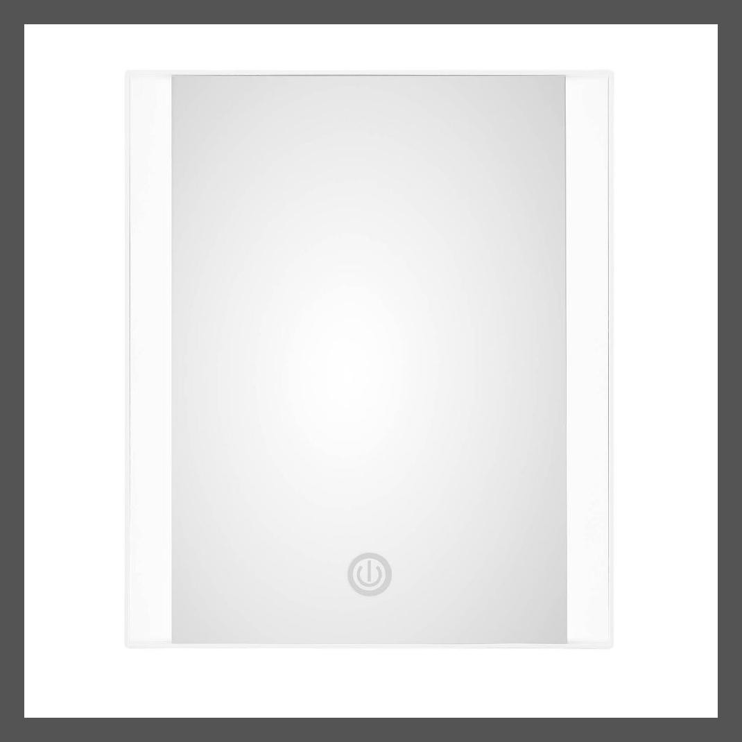 Зеркало для макияжа Conair со светодиодной подсветкой, 1-кратным увеличением, сенсорным управлением, работающим на батарейках