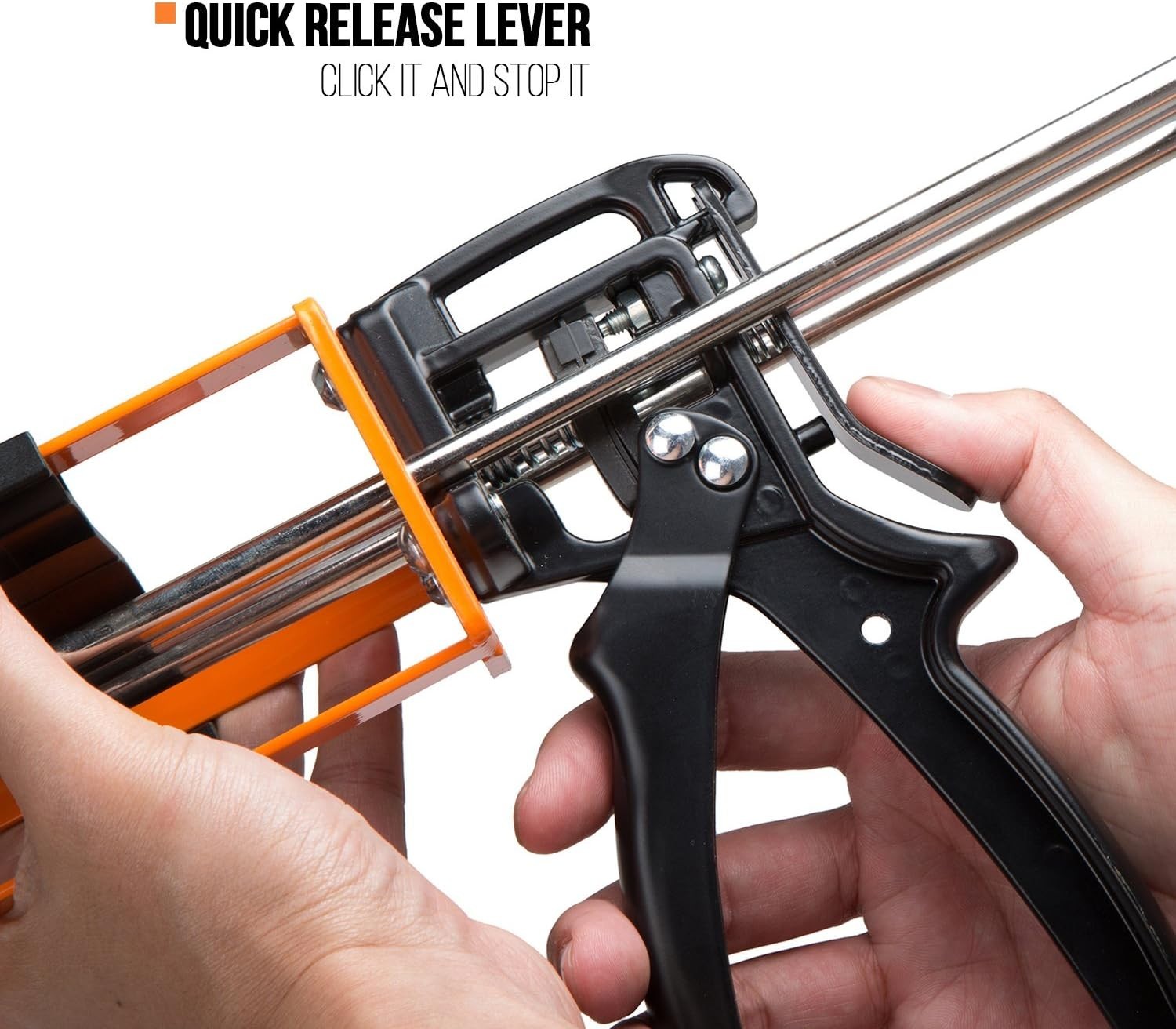 Professional 200 ml Dual Component Gun: 26:1 Thrust Ratio for Smooth Application