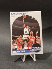 1990-91 NBA Hoops - Michael Jordan, Sam Vincent #223 Michael Jordan Wearing #12