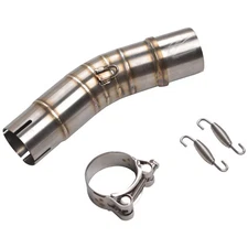Motorcycle Slip-On Exhaust System For Suzuki GSX250R Middle Link Mid Pipe 51mm