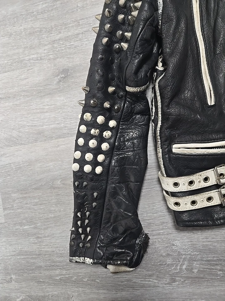 Chaqueta Misfits Hecha por Fan Made de finales de los 80 y principios de los 90 x Dead Kennedy (Pequeña) Foto 4 de 4