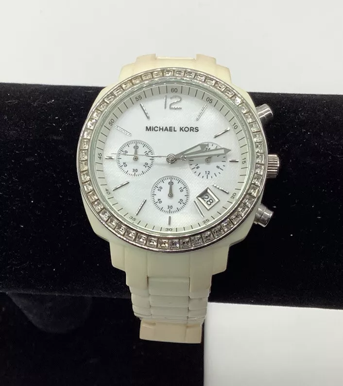 Michael kors deals ivory watch