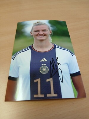 Signiertes Foto Alexandra Popp DFB Frauen NEU (4)