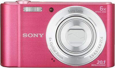 Sony Cyber-shot DSC-W810 20.1MP 6x Optical Zoom Compact Digital