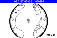 Bremsbacken Opel Corsa 1.0-1.4/1.3-1.7 D 00-06 Ohne ABS