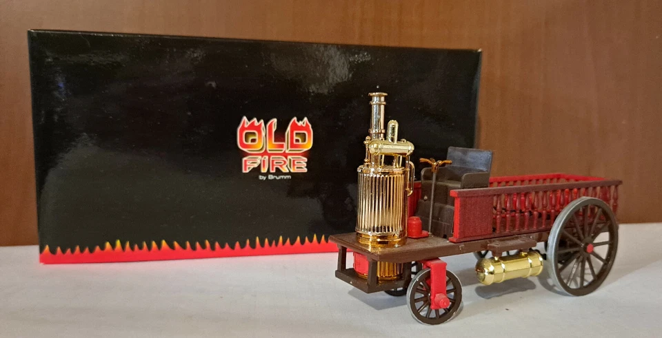 1862. BRUMM “OLD FIRE” X07 VETTURA DI PECQUER anni ’90/00              MB  - Immagine 3 di 4