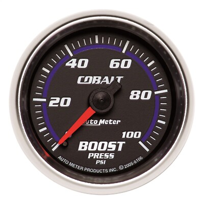 AutoMeter 6106 Cobalt Mechanischer Boost-Druckmesser