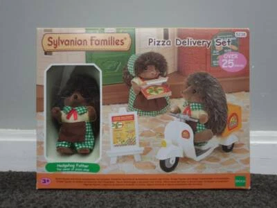 sylvanian families pizza delivery set