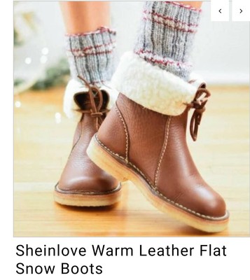 flat snow boots