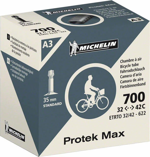 Michelin Protek Max Self Sealing Bike Tube 700x32 42mm 40mm Presta Valve