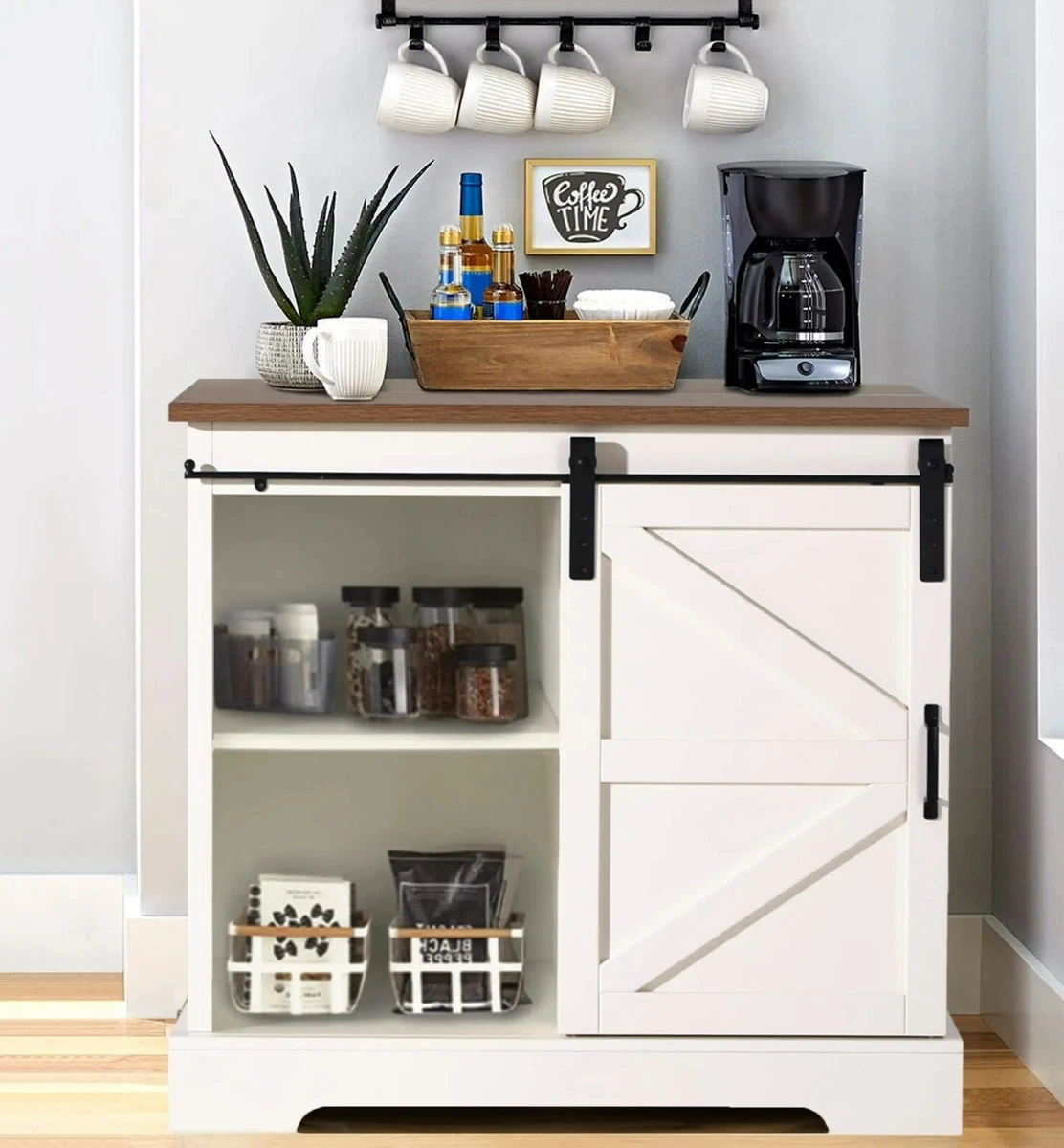 Coffee online bar cupboard